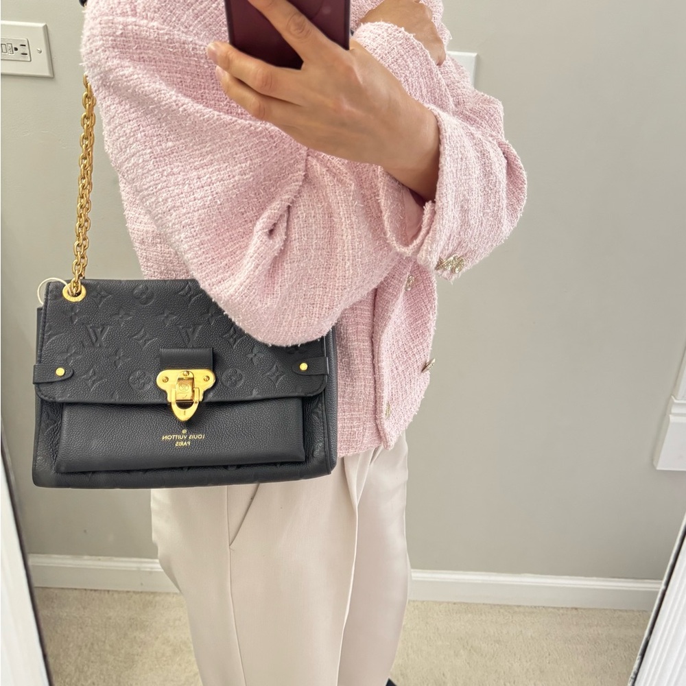Louis Vuitton Vavin PM black shoulder crossbody bag golden hardware - Picture 17 of 17